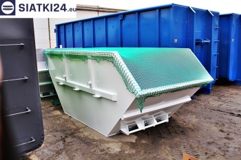 Siatki Węgrów - Siatka przykrywająca na kontener - zabezpieczenie przewożonych ładunków dla terenów Węgrowa