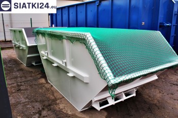 Siatki Węgrów - Siatka przykrywająca na kontener - zabezpieczenie przewożonych ładunków dla terenów Węgrowa